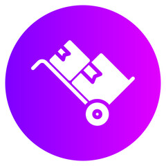 trolley gradient icon