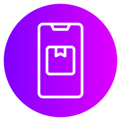 smartphone gradient icon