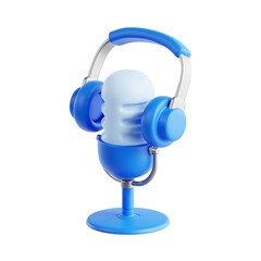 3d podcast icon