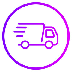 fast gradient icon
