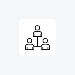 Connection, group fully editable vector fill icon

