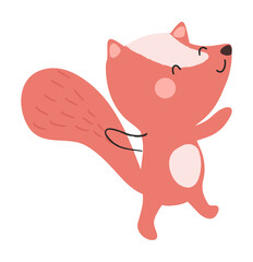 Cute fox vector