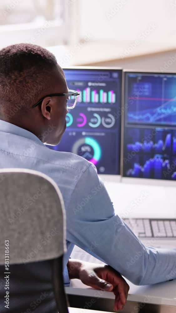 Poster business data analytics dashboard