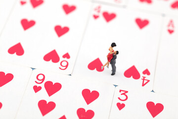 Marriage poker of miniature creative games
