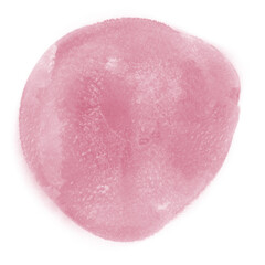 Pink Abstract Watercolor Circle