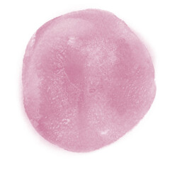Pink Abstract Watercolor Circle