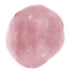Pink Abstract Watercolor Circle