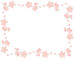 桜の花のフレーム