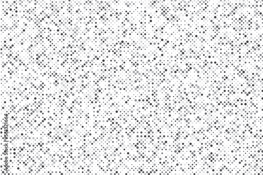 Poster dotted pattern. grungy texture background. abstract retro half tone design. vector