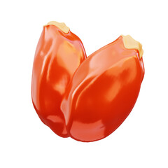 3d render Ramadan dates icon illustration, suitable for ramadan themes, banner ramadan themes, web, app etc