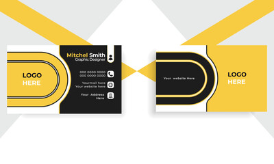 Professional Smart luxury Business Card - Creative Business Card Template.