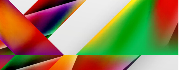 Triangle fluid color gradient abstract background. Vector Illustration For Wallpaper, Banner, Background, Card, Book Illustration, landing page