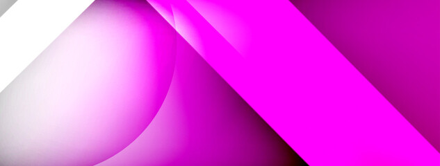 Abstract background - geometric composition created with lights and shadows. Technology or business digital template