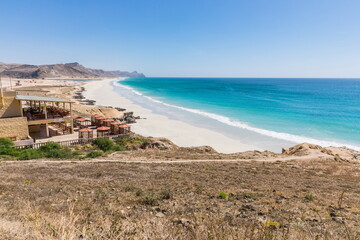 coastline near the Blowholes at Al Mughsail Salalah, Sultanate of Oman