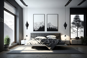 bed room with family, dark bed room, bed room night, empty bed room, bed room wall, room setting, bed setting, bed room, setting generative ai tool