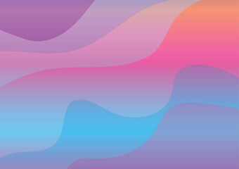 Colorful geometric background. Fluid shapes composition. Liquid color background design. 