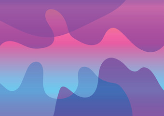 Colorful geometric background. Fluid shapes composition. Liquid color background design. 