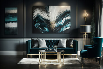 modern living room, living room couch, living room with people, living room with fireplace, living room tv, sofa, family room wall, living room decor, conference room wall, generative ai tool