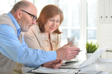 Fototapeta premium Two senior business people