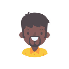 Avatar with a young face pictures of men and women of various nationalities