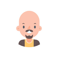 Avatar with a young face pictures of men and women of various nationalities