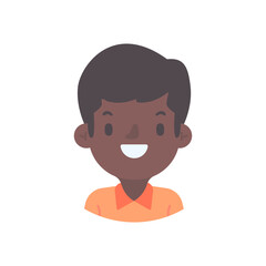 Avatar with a young face pictures of men and women of various nationalities