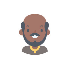 Avatar with a young face pictures of men and women of various nationalities