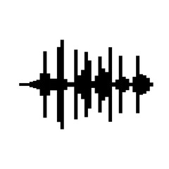 Obraz premium Audio Wave Illustration