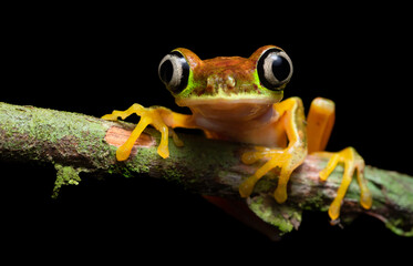 Amazing Lemur leaf frog from Costa Rica (Agalychnis lemur)