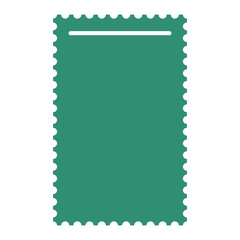 Blank postage stampade set of stamps