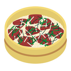 てこね寿司のイラスト