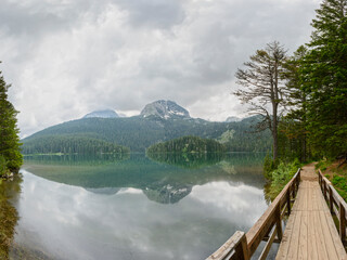 Landscape of Durmitor National UNESCO park near Zabljak, Montenegro.