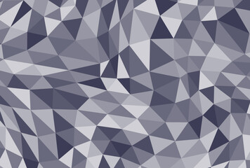 背景素材_三角形モザイク_紺