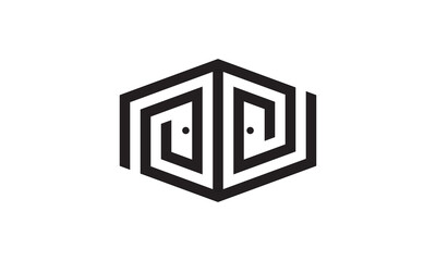 minimalist interior furniture home logo design