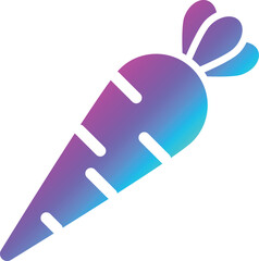 Carrot Vector Icon Design Illustration