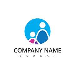 People Logo Template, Charity, Teamwork, And Social Media Network Icon