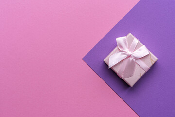 Greeting card, banner for Spring Day, March 8 International Women Day, birthday girl, pink background