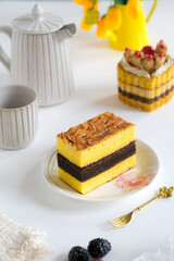 lapis surabaya, spikoek or three layer cake 