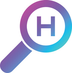 Fototapeta premium Hotel search Vector Icon Design Illustration