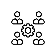 Collaboration icon in vector. illustration