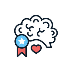 Emotional Maturity icon in vector. illustration