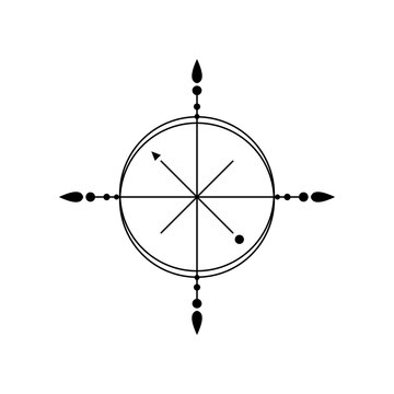 geometric compass tattoo｜TikTok Search
