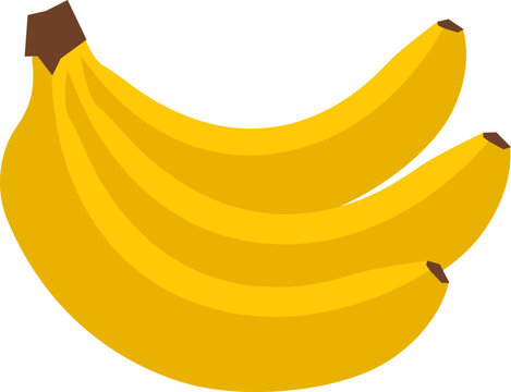 Bananas. Vector isolated on a white background