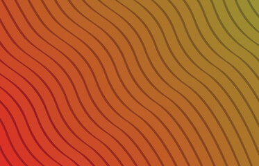 Modern Abstract Red And Yellow Wavy Background Wallpaper