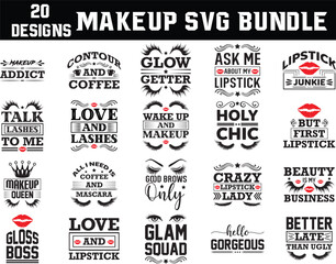 makeup svg BUNDLE, makeup svg DESIGN, svg, t-shirt, svg design, shirt design,  T-shirt, QuotesCricut, SvgSilhouette, Svg, T-shirt, Quote, Cats, Birthday, Shirt, DesignWord, Art, Digital, 