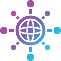 Networking Vector Icon Design Illustration