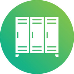 Lockers Vector Icon Design Illustration