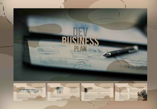 Modern Business Plan Presentation Layouts