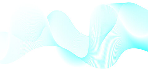 Abstract blue flowing wave lines background. Modern glowing moving lines design. Modern blue moving lines design element. Futuristic technology concept. Vector illustration.
