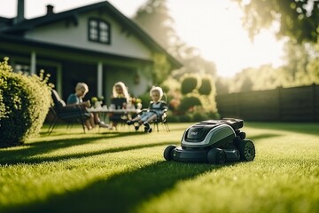 Automated Lawn Care, AI Generated